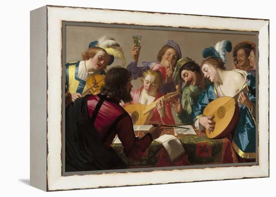 The Concert, 1623-Gerrit van Honthorst-Framed Premier Image Canvas