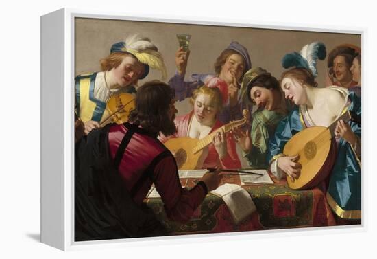 The Concert, 1623-Gerrit van Honthorst-Framed Premier Image Canvas