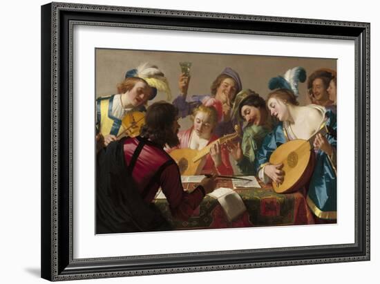 The Concert, 1623-Gerrit van Honthorst-Framed Giclee Print