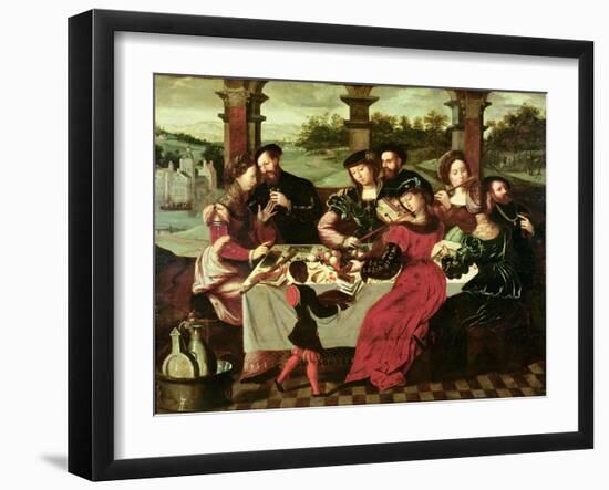 The Concert after the Meal-Ambrosius Benson-Framed Giclee Print