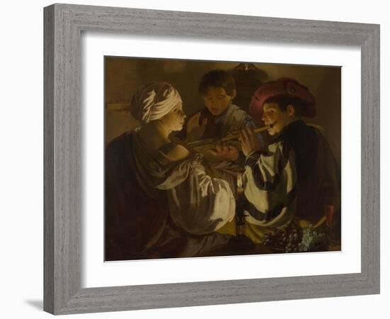 The Concert, C. 1626-Hendrick Jansz Terbrugghen-Framed Giclee Print