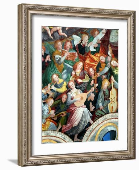 The Concert of Angels, 1534-36 (Detail)-Gaudenzio Ferrari-Framed Giclee Print