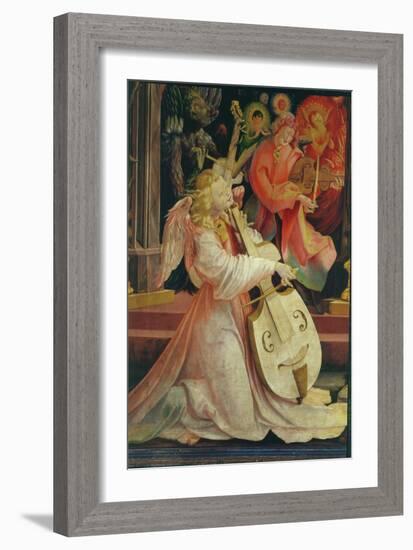 The Concert of Angels, from the Isenheim Altarpiece, c.1512-16-Matthias Grünewald-Framed Giclee Print