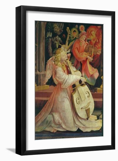 The Concert of Angels, from the Isenheim Altarpiece, c.1512-16-Matthias Grünewald-Framed Giclee Print