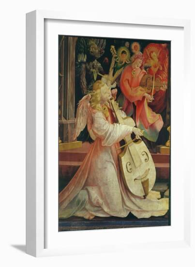 The Concert of Angels, from the Isenheim Altarpiece, c.1512-16-Matthias Grünewald-Framed Giclee Print