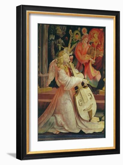 The Concert of Angels, from the Isenheim Altarpiece, c.1512-16-Matthias Grünewald-Framed Giclee Print