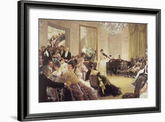 The Concert-James Tissot-Framed Premium Giclee Print