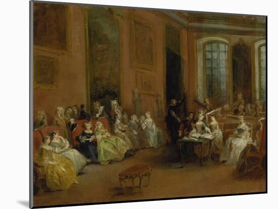 The Concert-Nicolas Lancret-Mounted Giclee Print