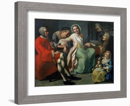 The Concert-Gaspare Traversi-Framed Giclee Print