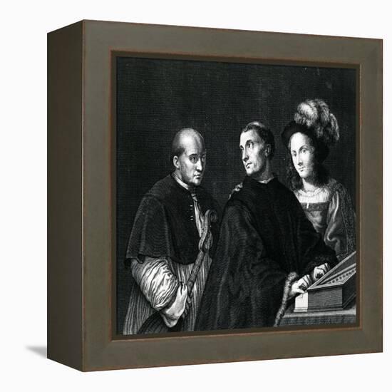 The Concert-Giorgione-Framed Premier Image Canvas