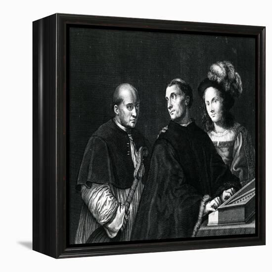 The Concert-Giorgione-Framed Premier Image Canvas