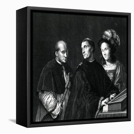 The Concert-Giorgione-Framed Premier Image Canvas