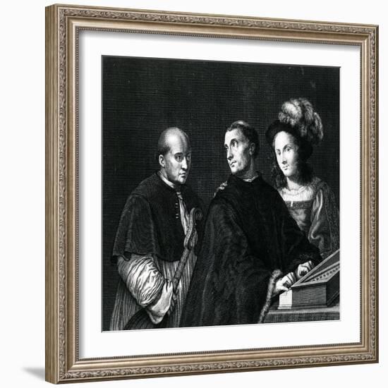 The Concert-Giorgione-Framed Giclee Print