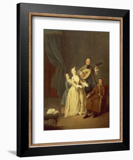The Concerto or the Family in Concert, 1752-Pietro Longhi-Framed Giclee Print