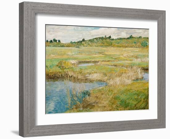 The Concord Meadow, C. 1890-Childe Hassam-Framed Giclee Print