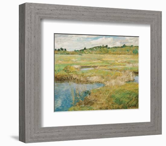 The Concord Meadow, ca. 1891-Childe Hassam-Framed Art Print