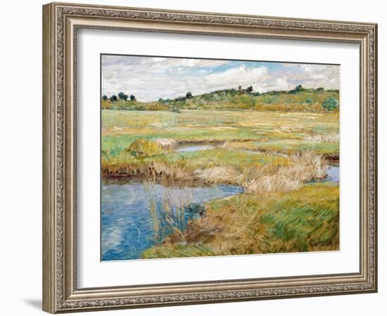 The Concord Meadow, Concord, Massachusetts-Childe Hassam-Framed Giclee Print