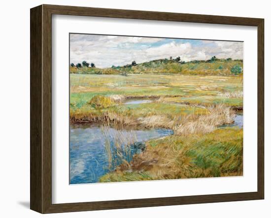 The Concord Meadow, Concord, Massachusetts-Childe Hassam-Framed Giclee Print