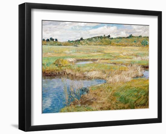 The Concord Meadow, Concord, Massachusetts-Childe Hassam-Framed Giclee Print