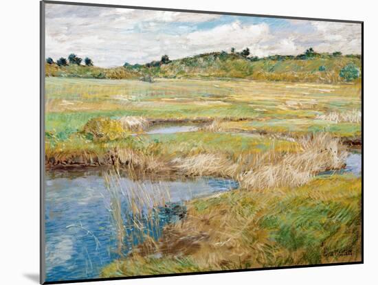 The Concord Meadow, Concord, Massachusetts-Childe Hassam-Mounted Giclee Print