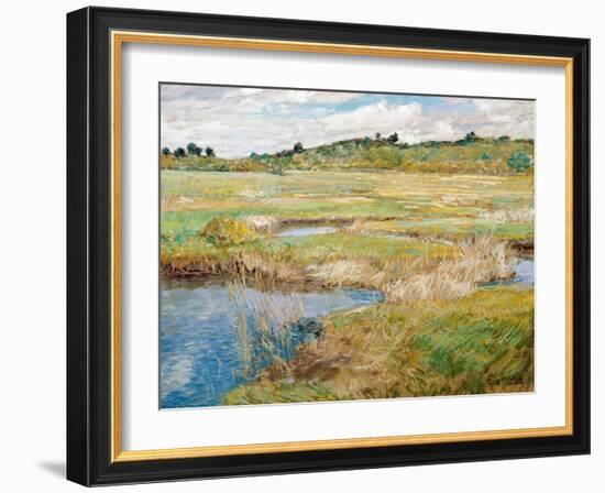 The Concord Meadow, Concord, Massachusetts-Childe Hassam-Framed Giclee Print