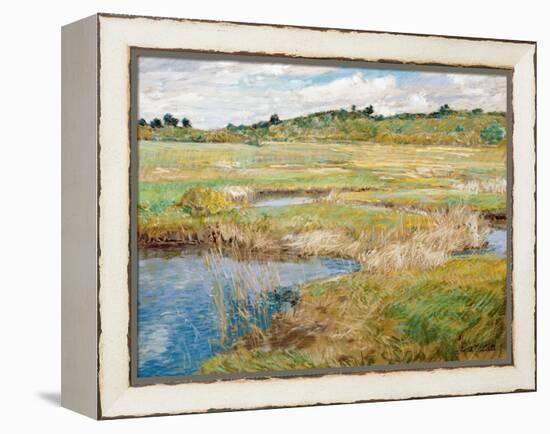 The Concord Meadow, Concord, Massachusetts-Childe Hassam-Framed Premier Image Canvas