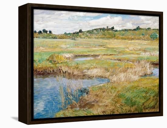 The Concord Meadow, Concord, Massachusetts-Childe Hassam-Framed Premier Image Canvas