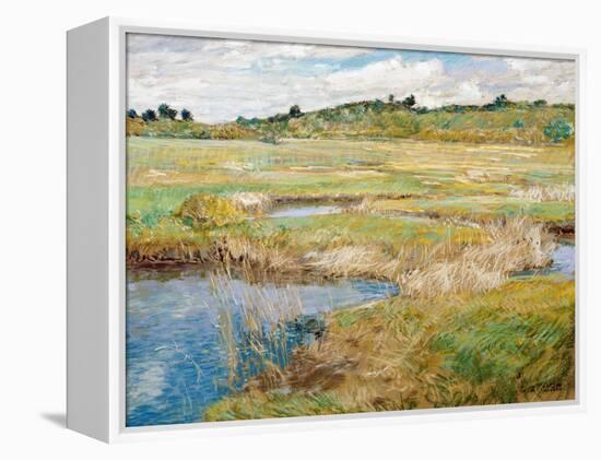 The Concord Meadow, Concord, Massachusetts-Childe Hassam-Framed Premier Image Canvas