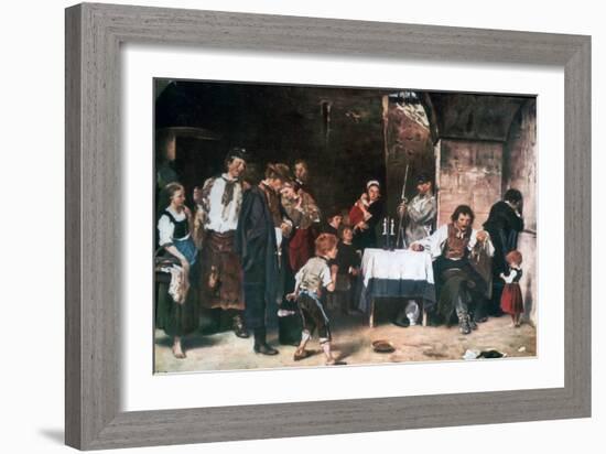 The Condemned Cell, C1864-1900-Mihaly Munkacsy-Framed Giclee Print