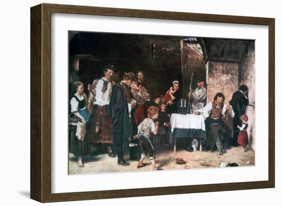 The Condemned Cell, C1864-1900-Mihaly Munkacsy-Framed Giclee Print