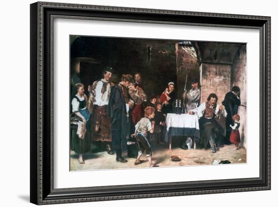 The Condemned Cell, C1864-1900-Mihaly Munkacsy-Framed Giclee Print