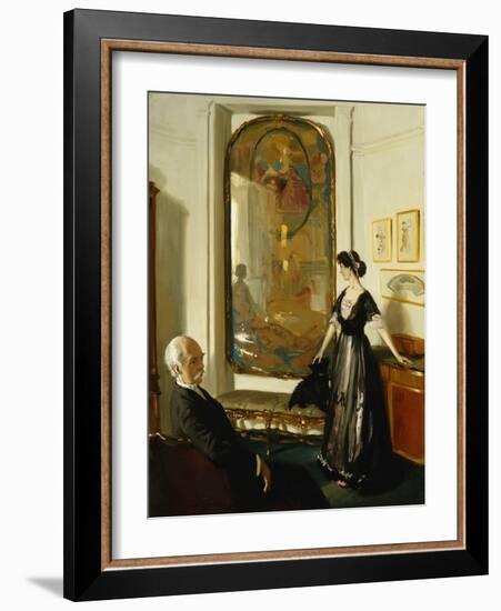 The Conder Room, 1910 (Oil on Canvas)-William Nicholson-Framed Giclee Print