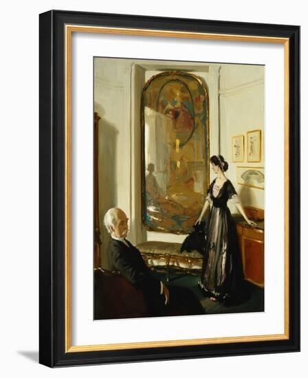 The Conder Room, 1910 (Oil on Canvas)-William Nicholson-Framed Giclee Print