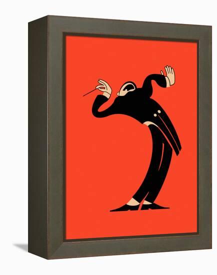 The Conductor-Mark Rogan-Framed Stretched Canvas