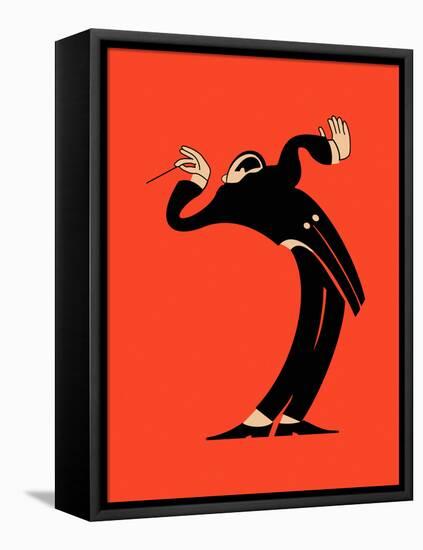The Conductor-Mark Rogan-Framed Stretched Canvas
