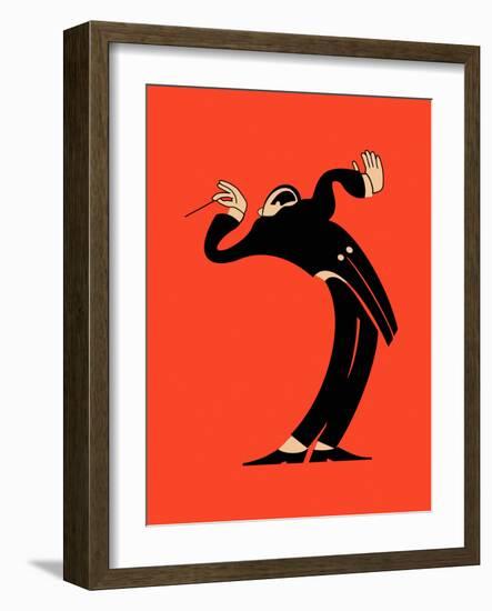 The Conductor-Mark Rogan-Framed Art Print