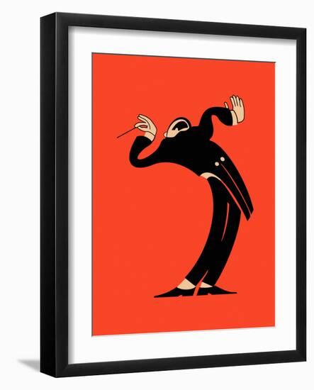 The Conductor-Mark Rogan-Framed Art Print