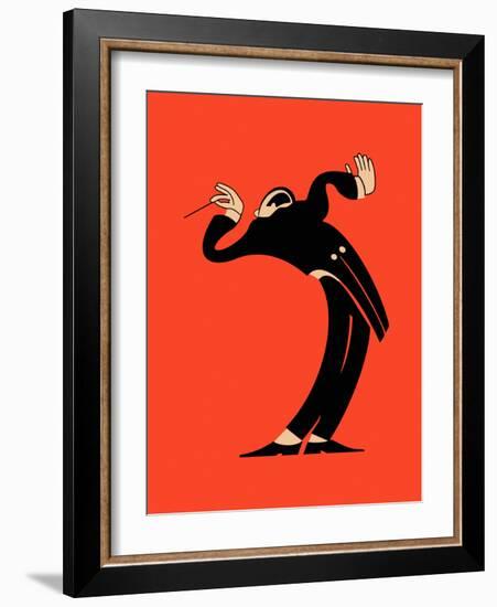 The Conductor-Mark Rogan-Framed Art Print