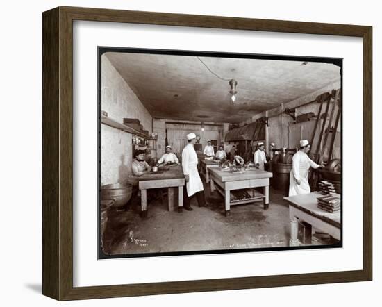 The Confectionery Department at Sherry's Restaurant, New York, 1902-Byron Company-Framed Giclee Print