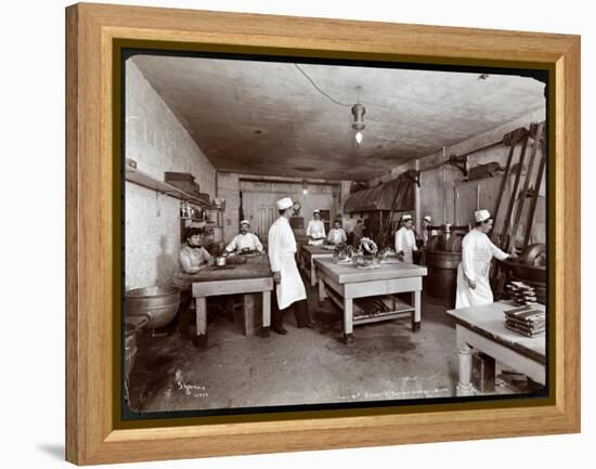 The Confectionery Department at Sherry's Restaurant, New York, 1902-Byron Company-Framed Premier Image Canvas