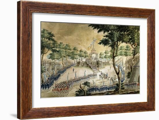 The Confederation of Dijon During the Feast of the Federation of the National Guard-null-Framed Giclee Print