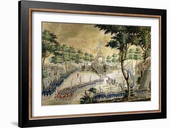 The Confederation of Dijon During the Feast of the Federation of the National Guard-null-Framed Giclee Print