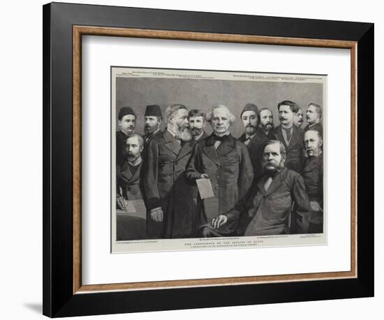 The Conference on the Affairs of Egypt-null-Framed Giclee Print