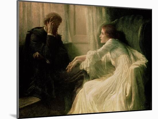 The Confession-Frank Bernard Dicksee-Mounted Giclee Print