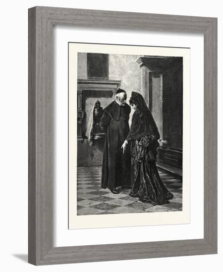 The Confession-Ludwig Passini-Framed Giclee Print