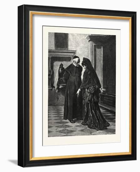 The Confession-Ludwig Passini-Framed Giclee Print