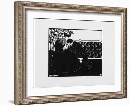 The Confidante, 1895-Félix Vallotton-Framed Giclee Print