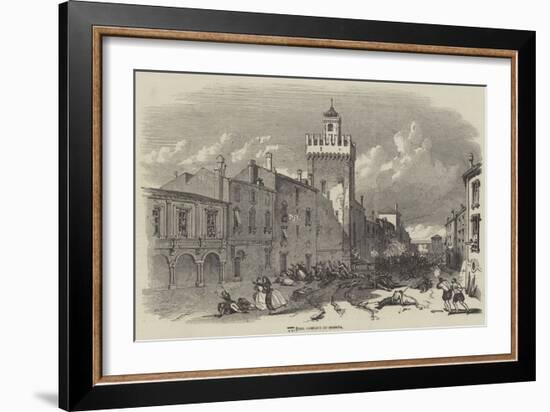The Conflict at Brescia-Richard Principal Leitch-Framed Giclee Print