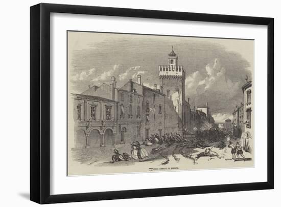 The Conflict at Brescia-Richard Principal Leitch-Framed Giclee Print