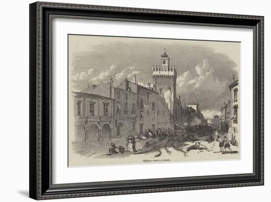 The Conflict at Brescia-Richard Principal Leitch-Framed Giclee Print